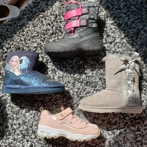 Girls size 12 winter boot lot